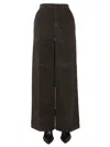 Dsquared2 Dsquared Wide Leg Pants With Button Closure In Black