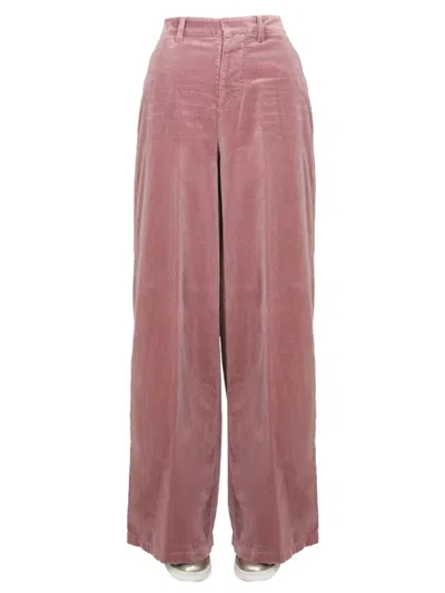 Dsquared2 Dsquared Wide Leg Pants In Purple
