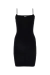 Dsquared2 Black Viscose Blend Mini Dress In Black