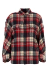 Dsquared2 Dsquared Woman Embroidered Flannel Dean Shirt In Multicolor