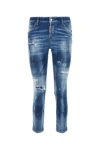 Dsquared2 Dsquared Woman Stretch Denim Cool Girl Jeans In Blue