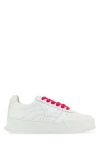 DSQUARED2 DSQUARED WOMAN WHITE LEATHER CANADIAN SNEAKERS