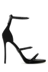 Dsquared2 Strappy Ankle Strap Stiletto Sandals In Black