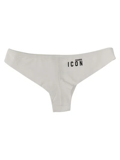 Dsquared2 Dsquared Women Briefs With Logo In White