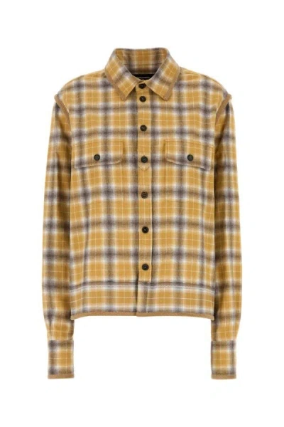 DSQUARED2 DSQUARED WOMEN EMBROIDERED FLANNEL SHIRT