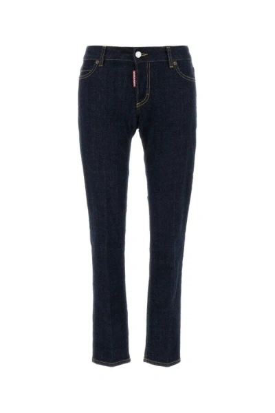 Dsquared2 Dsquared Women Stretch Denim Jennifer Jeans In Blue