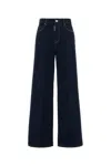 Dsquared2 Dsquared Stretch Denim Traveller Wide Leg Jeans In Blue