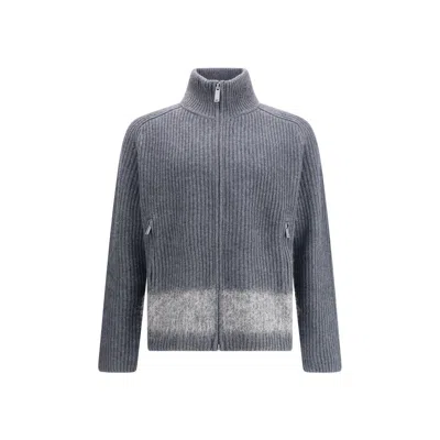 Dsquared2 Dsquared² Wool Men's Cardigan In Gray