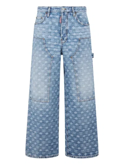 DSQUARED2 DSQUARED2 DSQUARED2 BELT-LOOP MULTIPLE-POCKET JEANS