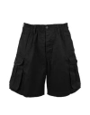 Dsquared2 Bermuda Man Shorts & Bermuda Shorts Black Size 36 Cotton