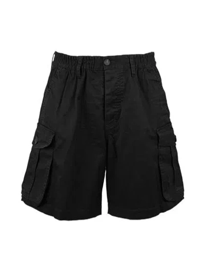 Dsquared2 Bermuda Man Shorts & Bermuda Shorts Black Size 36 Cotton
