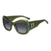 Dsquared2 D2 0137/s 4c3(9o) In Green