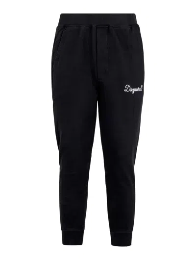 Dsquared2 Dean Relax Trousers In Black
