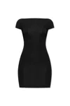 Dsquared2 Open-back Mini Dress In Nero