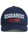 Dsquared2 Embroidered Logo Baseball Cap In Blue