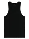 Dsquared2 Embroidered-logo Tank Top In Black