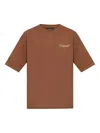 Dsquared2 Embroidered T-shirt In Brown