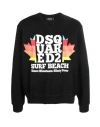 Dsquared2 Man Sweatshirt Steel Grey Size M Cotton In Black