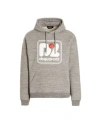 Dsquared2 Men's Grey Cotton Sweatshirt With Hood For Fw22 In Grey