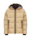 Dsquared2 Logo-print Padded Jacket In Beige