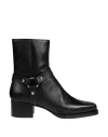 DSQUARED2 DSQUARED2 DSQUARED2 LEATHER ANKLE BOOTS WOMAN ANKLE BOOTS BLACK SIZE 8 LEATHER
