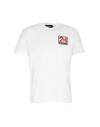 Dsquared2 Man T-shirt White Size L Cotton In White