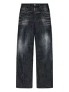Dsquared2 Logo-patch Jeans In Black