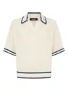 Dsquared2 Open Work Knit T-shirt In White