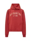 Dsquared2 Red Hoodie With Logo Print In Red