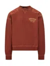 Dsquared2 Man Sweatshirt Rust Size M Cotton In Brown
