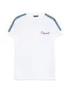 Dsquared2 Striped T-shirt In White