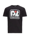 Dsquared2 Man T-shirt Black Size M Cotton