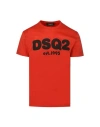 Dsquared2 T-shirt Man T-shirt Red Size Xxl Cotton
