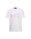 Dsquared2 Dsquared Men Logo Print T-shirt In White