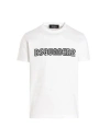 Dsquared2 Crewneck T-shirt With Logo Print In White