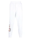 Dsquared2 Icon Logo Detail Track Pants In White