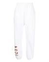 Dsquared2 Logo Printed Sweatpants In White