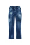 Dsquared2 Button Trousers In Blue