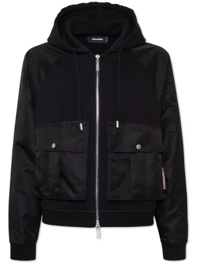 DSQUARED2 DSQUARED2 DSQUARED2 ZIP-UP COTTON HOODIE
