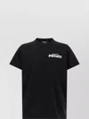 Dsquared2 Ducati X D2 Black T-shirt With Logo On The Front In Cotton Man In Black