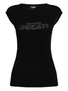 Dsquared2 Ducati X D2 Top Mit Logo In Black