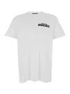 Dsquared2 Ducati X D2 White T-shirt With Logo On The Front In Cotton Man In White