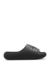 Dsquared2 Logo Embossed Slip-on Slides In Nero
