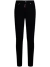 DSQUARED2 DYED HIGH WAIST TWIGGY JEANS