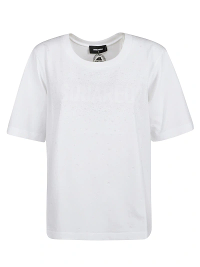 Dsquared2 East Fit T-shirt In White
