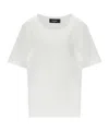 Dsquared2 Easy Fit White T-shirt With Rhinestones In White