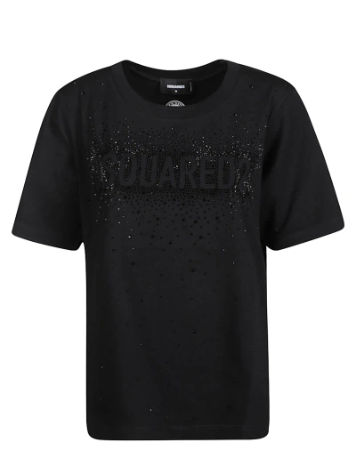Dsquared2 Easy Fit T-shirt In Black