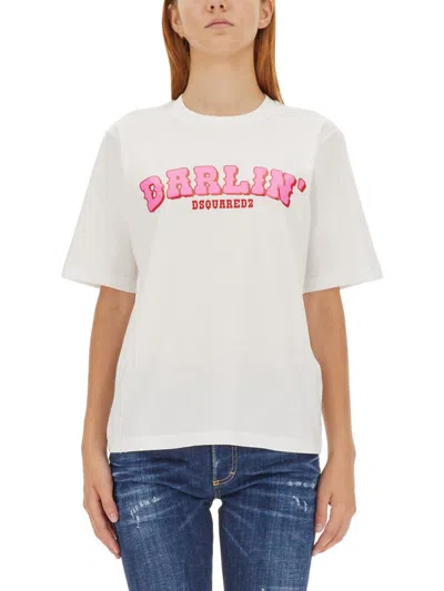 Dsquared2 Dsquared Women Easy Fit T-shirt In White