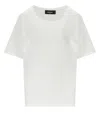 Dsquared2 Easy Fit White T-shirt With Rhinestones
