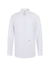 Dsquared2 이지 슬림 70's 핀 칼라 셔츠 In White